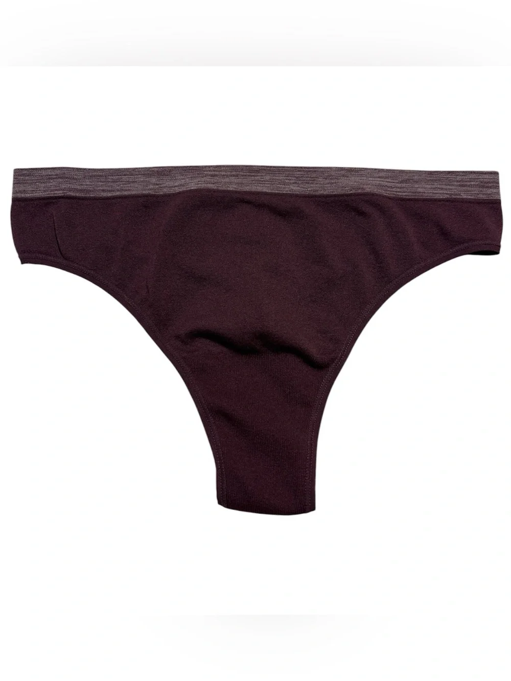 Hanes Women’s Seamless Thong - Plum - Size 5 Small
